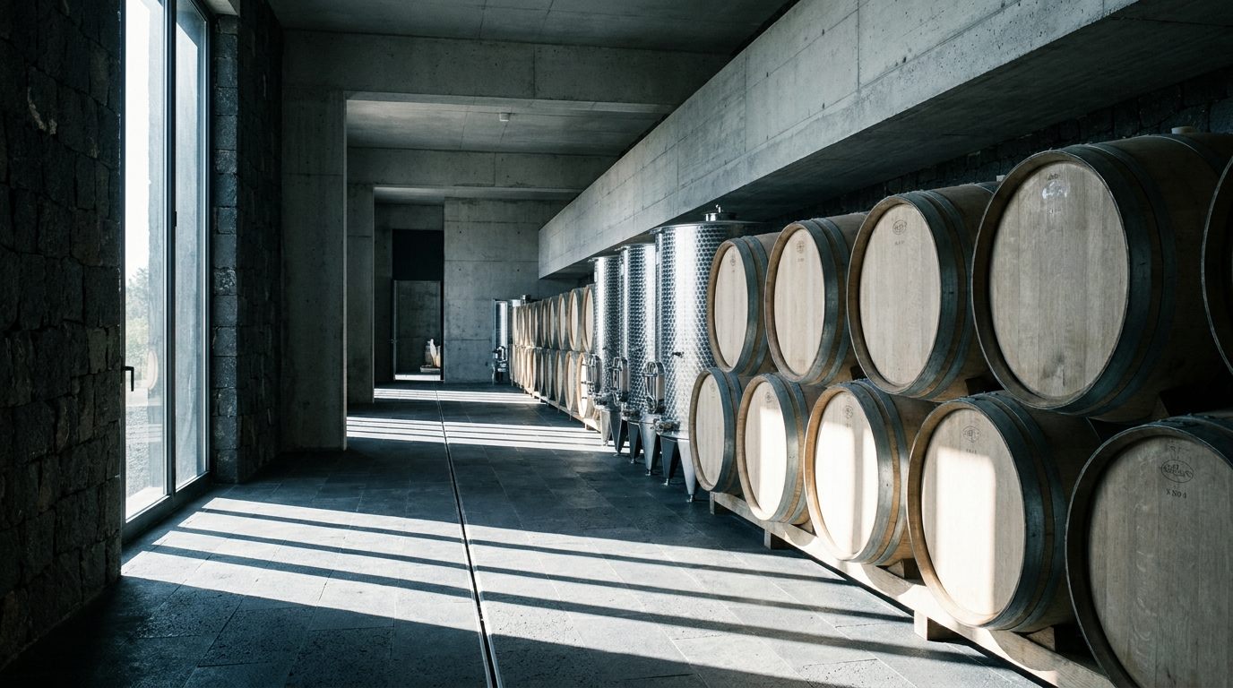 La cantina di Benanti sull'Etna